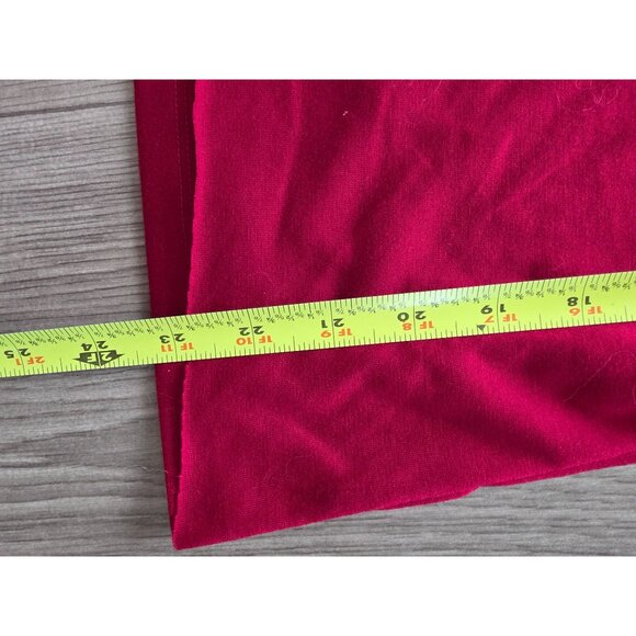 Talbots Womens Petites Tiered Cascading Ruffle Tank Top LP Red - Picture 6 of 7